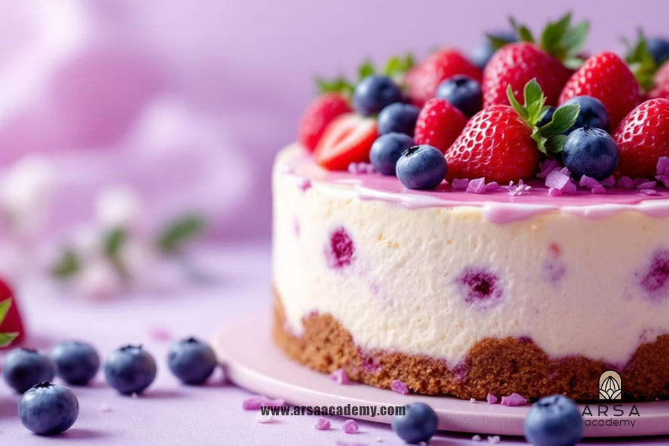 چیزکیک  میوه ای
