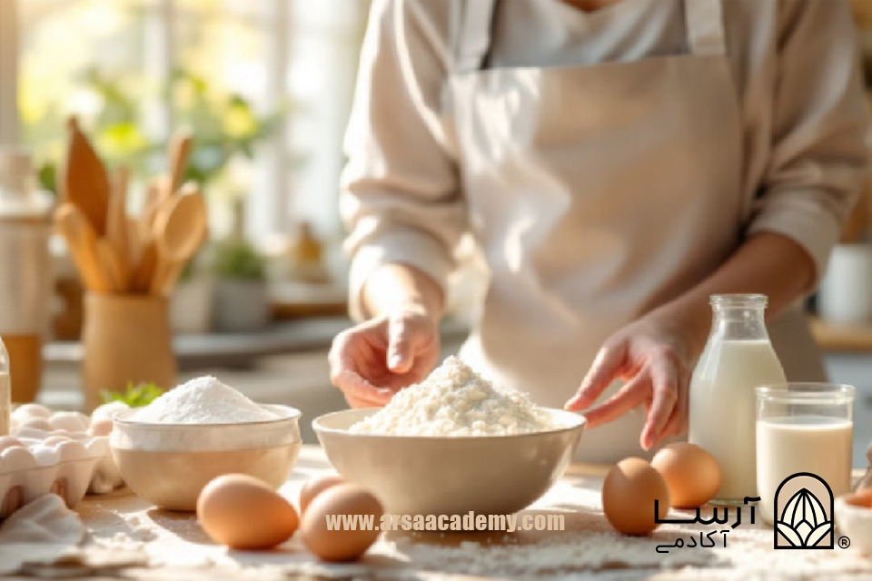 آموزش کیک خامهای از صفر: مواد لازم،ابزار مورد نیاز و نکات اولیه 6 7 4