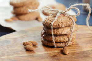 homemade oatmeal cookies with nuts