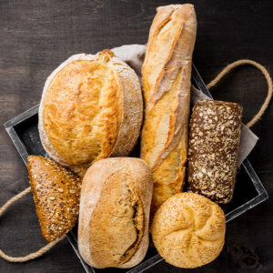 delicious white whole grain bread basket